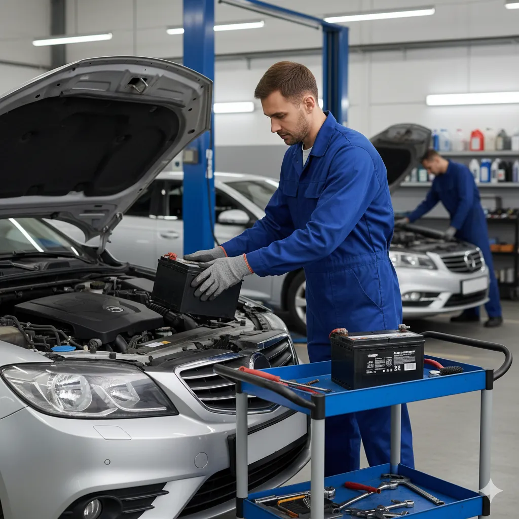 Battery replacement service