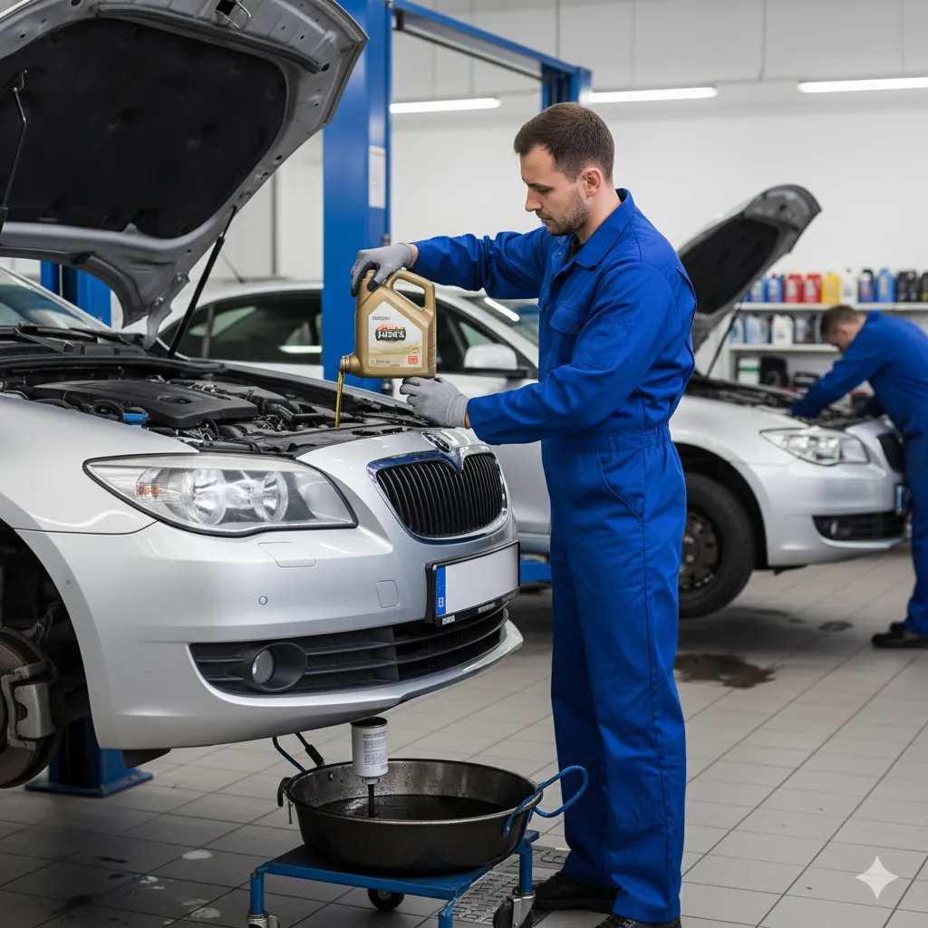 Oil change service